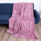 Bestlivings Kuscheldecke Flanell Decke 150x200cm (Rose) Flauschige Struktur Wohndecke für Sofa, Couch und Bett, Tagesdecke Oeko-TEX - Sofaüberwurf