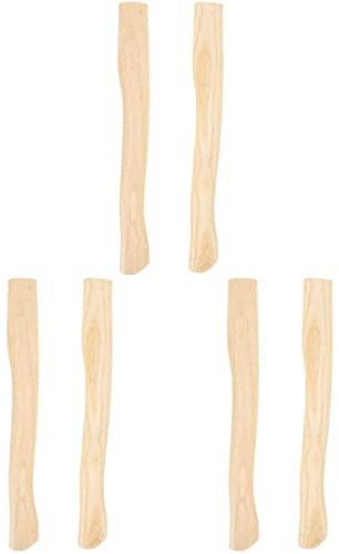 VAKUUM Replacement Handle Camp 6 Pcs Hickory Wood Handle Replacement Wood Handle for Camp Chopping Hatchet Replacement Handle Replacement Handle for Wood Cutting Handle/537