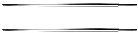 Maxtonser 2 Pieces Steel Taper Insertion Pins 14G/16G/18G Piercing Taper Insertion Pin for Nose Ear Navel Lip Eyebrow Piercing,Taper Insertion Pin