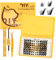 Kit de 84 grappes de cils QUEWEL 10-16 mm Ensemble de grappes de cils Fox Eye, cils moelleux avec pince à cils Lash Bond et Seal pour débutants (Fox-Kit-C）
