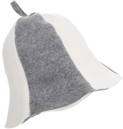 QLEUIFT 1 pcs Sombrero de Sauna de Ucrania, Sombrero de vaporario, Sombrero de Sauna de Fieltro de Lana para Mujeres y Hombres, Sombrero de Fieltro melón