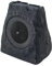 uuffoo Solar Powered Rock Speakers Water-Resistant Outdoor Patio Speaker USB Rechargeable with 3 Mode Lights and TWS Pair System for Pool Outside Garden (Black)