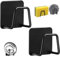 2 Pièces Porte Eponge Evier Cuisine,Porte-éponges Auto-Adhésifs,Support Eponge Evier Cuisine,Porte éponge Cuisine,Accessoires pour évier,Porte éponge évier,pour Le Stockage Et Les égouttements (Noir)