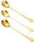 PAMINGONO 3 Pz Forchetta Da Insalata Tagliatelle Formaggio Stoviglie Per Servire Insalata Posate Da Insalata Lanciatori Di Insalata Pasta Spaghetti Os Golden Acciaio Inossidabile