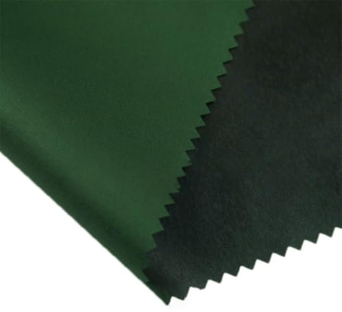 Whakano 3m Wasserdicht Stoff Meterware,Stoff 170cm Breit,Reißfest Polyesterstoff,Stoff Zum Nähen,Wetterfeste Markisenstoff für Zelte,Abdeckplanen,Bezüge,Outdoorbekleidung,Sonnenschutz,Dunkelgrün