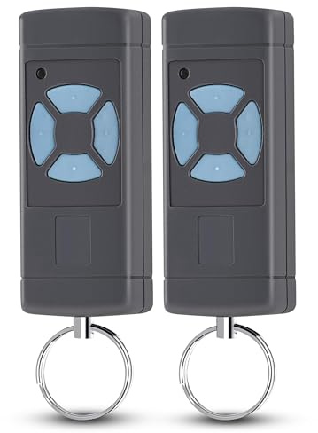 868MHz Garagentoröffner Handsender für Hörmann HSE4-868 HSM4-868, 4 Blaue Tasten Fernbedienung für Hörmann HSE2-868 HS4-868 Festcode, 2 Stück