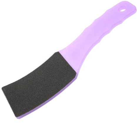 DEARMAMY Doppelseitige Fußfeile Fußraspel Pediküre Hornhautentferner Abs Schleifpapier Blau Für Trockene Rissige Fersen Fußpflege Fußpeeling Mit Ergonomischem Griff