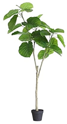 Decorativas Planta Árbol Artificial para Decoración del Hogar, Grande, Alto, Interior, Exterior, Hojas Verdes Exuberantes Realistas Fake Trees(140cm)