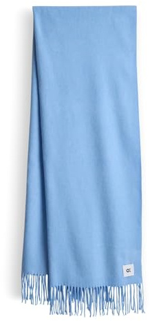 OPUS Damen Schal | ANELL weicher Schal mit Fransen water blue, 0