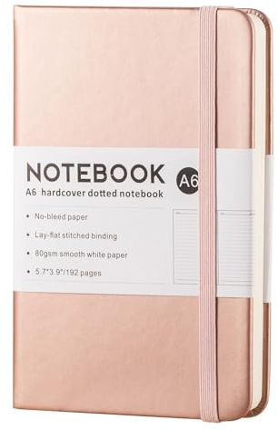 DSFDFDG Notizbücher A6 Journale Kleines Tagebuch Notizbuch Notizbuch Skizzenbuch Schreibwaren Schreibblöcke Büro Schulbedarf Zum Schreiben, Für Tagebücher(Gold)