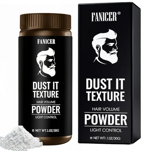 30g Stylingpulver,Texturpuder,Haarpuder für Dünnes & Feines Haar,Haarpuder für Voller Aussehendes,Haarprodukt mit Leichtem Halt,Stylingprodukt für Dichteres,Leichtgewichtig Nicht klebrig,braun