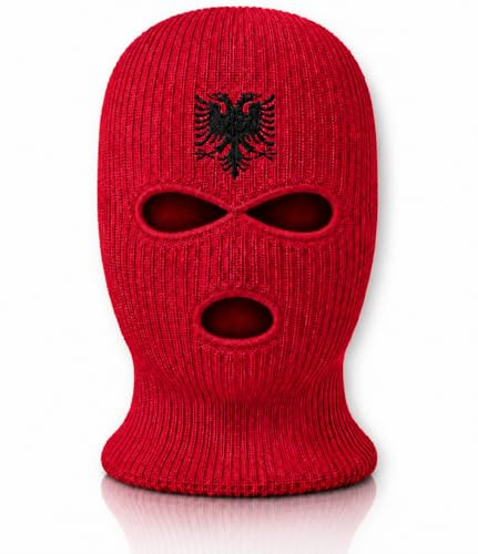 ProSxevan Sturmhaube I Balaclava mit Länderflagge I Flaggendesigns I Kopfstützenbezug fürs Auto I Gesichtsmaske I Karneval I WM, EM, Party, Stadion und Public Viewing I