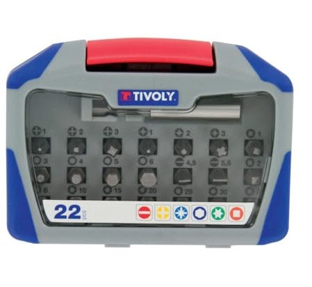 Coffret 22 pièces embouts de vissage Standard