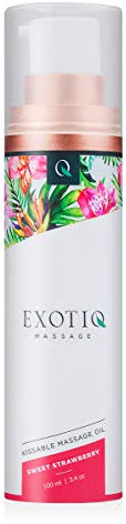 Exotiq Kissable Massageöl - Süße Erdbeere - 100ml