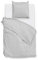 Zo!Home Perkal Bettwäsche Lino Uni Melange Dove Grey 135x200 + 80x80 cm