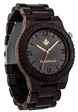 WoodWatch Wootch Black Sandal | Orologio in legno uomo da polso premium | Wood watch for men | Orologio resistente e antispruzzo