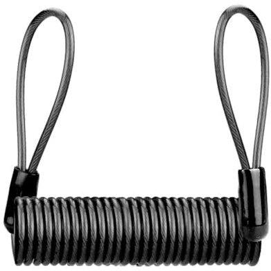 Câble de Rappel, Câble Verrouillage Disque Frein Câble de Sécurité Disque Antivol Extensible Jusqu'à 145cm Verrou de Disque pour Bagages Véhicule Vélo de Scooter