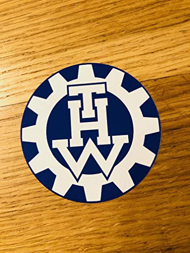 THW Aufkleber Sticker Stafzettel Technische Hilfswerk Auto Scheibe Decal Mi493