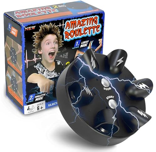 WYFCR Shocking Shot Roulette, Elektro Schock detektor, Spiel Panic Tester Einstellbare Elektroschock Erwachsene Polygraph Lügt Detektor Wahrhaftige Lügner Spiel Polygraph Test