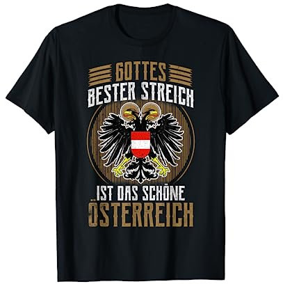 Österreich Flagge Trachten Austria Geschenk Wien T-Shirt