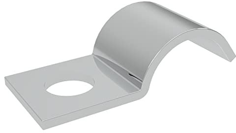 AIXONTEC Ø 5mm 100 Stück Kabelschelle Kabel Befestigungsschelle Lochschelle nach DIN 725571 Schelle Einlaschig Stahl verzinkt Rohrschelle Rohrklemme Kabelklemme