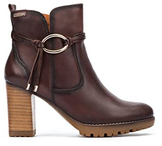 Pikolinos Stiefeletten mit Absatz in Leder Connelly für Frauen Farbe CAOBA