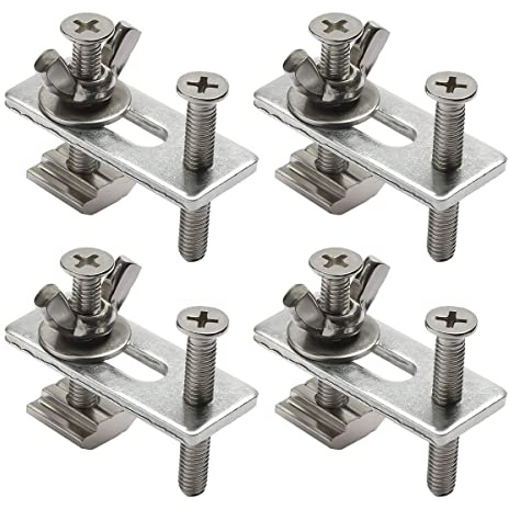 Hsthe Sea 4 Stück T-Nut Niederhalter Klemme, kompatibel mit 3018-PRO / 3018-MX3 / 3018-PROVer/Graviermaschine