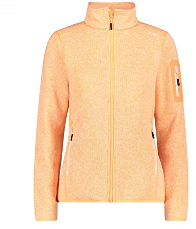 CMP Damen Strickfleecejacke ohne Kapuze 3H14746-S23 42 neon orange