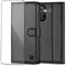 Handyhülle für Samsung Galaxy A34 Hülle mit Panzerglas Schutzfolie Premium PU Leder Klapphülle Case Brieftasche Kartenfach Ständer Magnet Handytasche Cover Schutzhülle für Samsung A34 5G - Schwarz