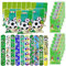 LETTERASHQP Fußball Mitgebsel Kindergeburtstag Junge 10 Fußball Slap Armbänder 10 Flipperspiel Fußball Spiele 10 Geschenktüte Fussball Deko Geburtstag Kinder Fußball Tütenfüller Mitgebsel Gastgeschenk