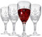 Shatterproof Tritan Stemmed Fancy Wine Glasses Goblets, Resalable | 4 Set | Clear Colors Crystal Glass Lookalike Crystal Acrylic Drinkware, Reusable Unbreakable BPA-free plastic, Outdoor & Indoor 11OZ