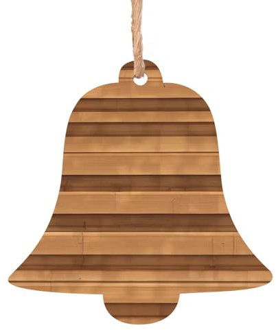 Holz-Weihnachtsschmuck – umweltfreundliche Feiertagsdekorationen für den Weihnachtsbaum – einzigartige Designs originelle Holzfarbe Textur