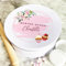 Personalised Round Pink Floral Baking Queen Biscuit & Treat Cake Tin | Custom Gift