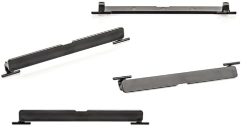 LST Gepäckträger Zierleiste Abdeckung Blende (4er Set) Dach Leiste Dachträger Dachreling vorne hinten links rechts Dachträgeraufnahme Kunststoff schwarz kompatibel mit BMW 5er F10 F18 F11 Touring