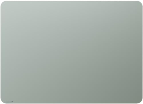 Legamaster Großes Glas-Whiteboard 90x120cm – Beschreibbare abwischbare Glastafel mit Magnetwand-Funktion in Salbeigrün | Runde Ecken, Sicherheitsglas, BxH 1200 x 900 mm, salbei