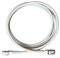 iv.sys Câble CAT 6 - 10 m - Câble réseau LAN pour Gigabit Ethernet - Câble patch en cuivre S-FTP à double blindage - Avec connecteur RJ45 - Gris