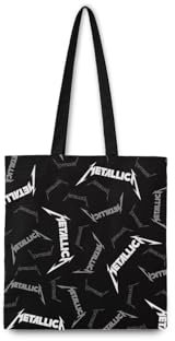 Rocksax Metallica Fade To Schwarz Cotton Einkaufstasche One Size