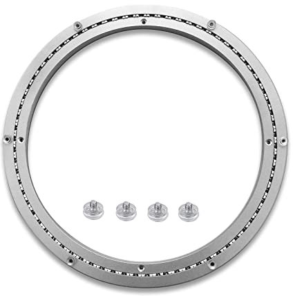 Roulement rotatif, support de base de table, plateau tournant en alliage d'aluminium, matériel de plaque pivotante robuste Ø 12 pouces, 20 pouces, 24 pouces, 32 pouces, for table ronde de cuisine (16