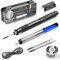 Set di saldatori a batteria, ricaricabile tramite USB, senza fili, con display LCD, temperatura regolabile 260 ℃-480 ℃, 3 punte per saldare, filo per saldare, pasta per saldare, set professionale