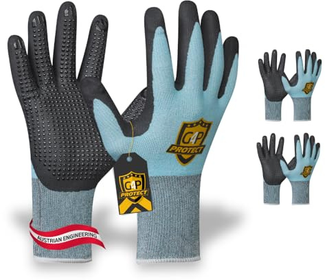G4P Multi Flex Cool&Touch Arbeitshandschuhe, 2 Paar, Gr. 9/L, Touchscreen | Für Werkstatt, Bau & Industrie, sicherer Halt bei jedem Griff, feines Tastgefühl, angenehme Passform, langlebig