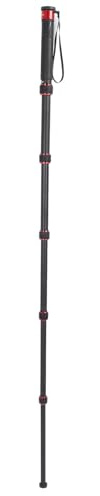 ZDETGU Camera Monopod 68.5in Telescopic Aluminum Alloy Travel Monopod with Walking Stick Handle, 6 Section Extendable 44cm 174cm, 1/4in 3/8in Screw for Smartphone Tripod, 18kg Load,