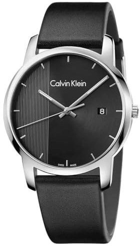 Calvin Klein HerrenArmbanduhr Analog Quarz Leder K2G2G1C1