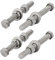 sourcing map 4Set 304 Edelstahl 3/8 16 Gewinde 3 Hexagon Schraube Waschmaschine Niet DE de