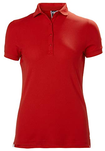 Helly Hansen Women's W Crewline Polo, Red, XS