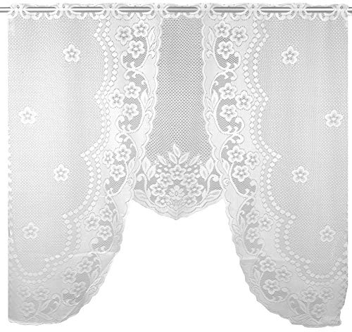 Arsvita Bogengardine 120x105 cm (BxL) in weiß - Design: Luisa