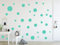 Timalo® XL Aufkleber Punkte Wandtattoo Kinderzimmer bunte große Kreise Pastell Uni Matt Wandsticker | 73081-mintgruen-40