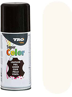 TRG The One - Tinte en Spray para calzado de Piel y Piel Sintética | Ideal para Restaurar o cambiar el color de Zapatos de Piel | Super Color #358 Blanco, 150ml