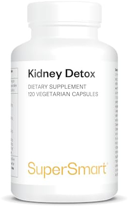 Supersmart - Kidney Detox Formula - Phyllanthus-Niruri-Extrakt hilft gegen Nierensteine | Nicht GVO und glutenfrei - 120 vegetarische Kapseln