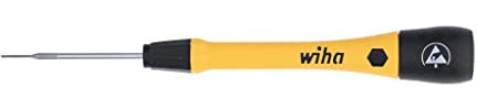 Wiha 27270 | ESD-sicherer PicoFinish® Präzisions-Schraubendreher – Schlitz 0,8 mm x 40 mm
