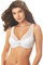 Istintiva Giulia – Reggiseno con Ferretto e rifinitura in Tulle ad Elevato Comfort | Coppe morbide Leggermente Imbottite | Spalline Regolabili | Bianco, Taglia 7C
